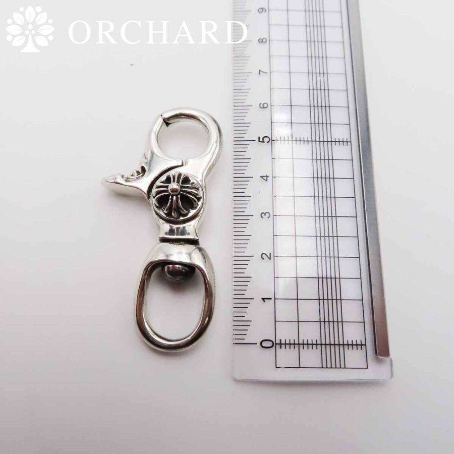 シルバー925 キーリング キーチェーン キーホルダー フローラルクロス