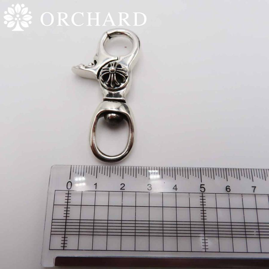 シルバー925 キーリング キーチェーン キーホルダー フローラルクロス