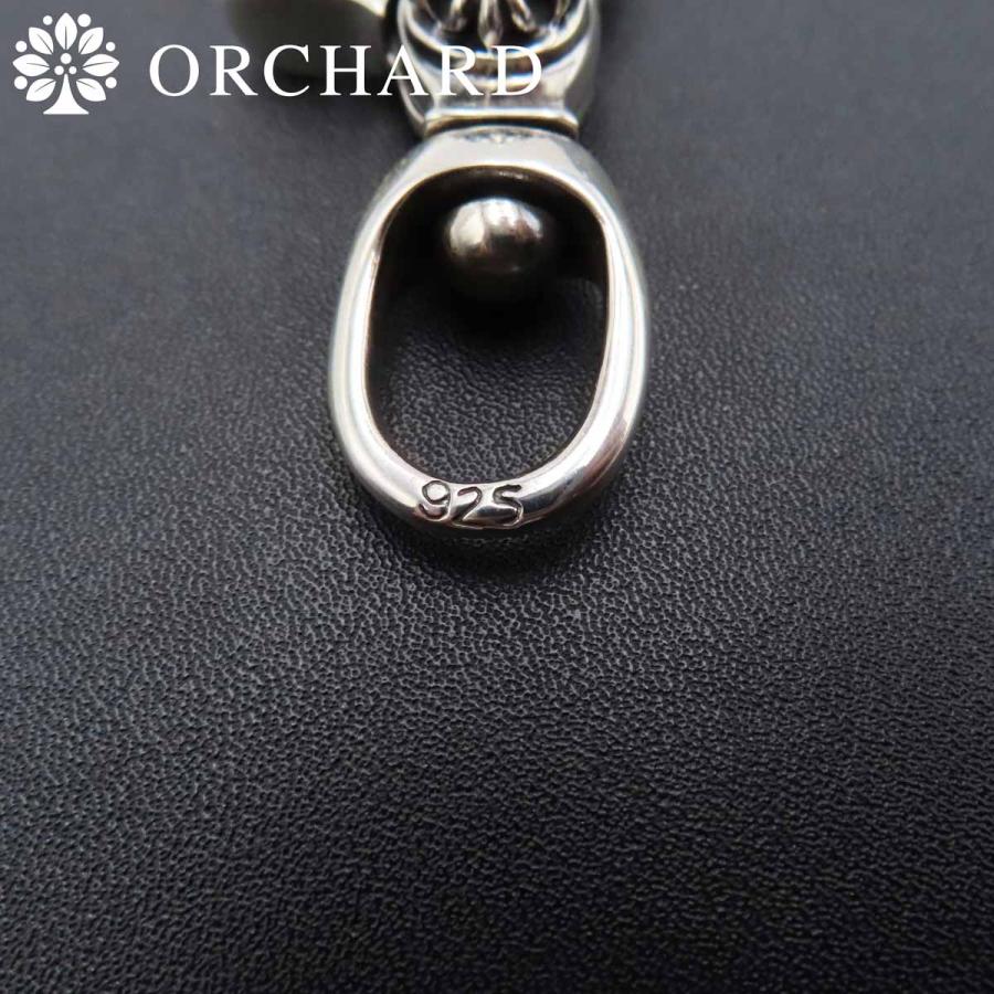 シルバー925 キーリング キーチェーン キーホルダー フローラルクロス