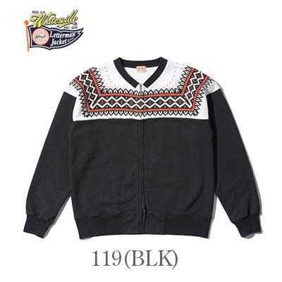 WHITESVILLE ホワイツビル 雪柄 フルジップ スウェット SNOW PATTERN