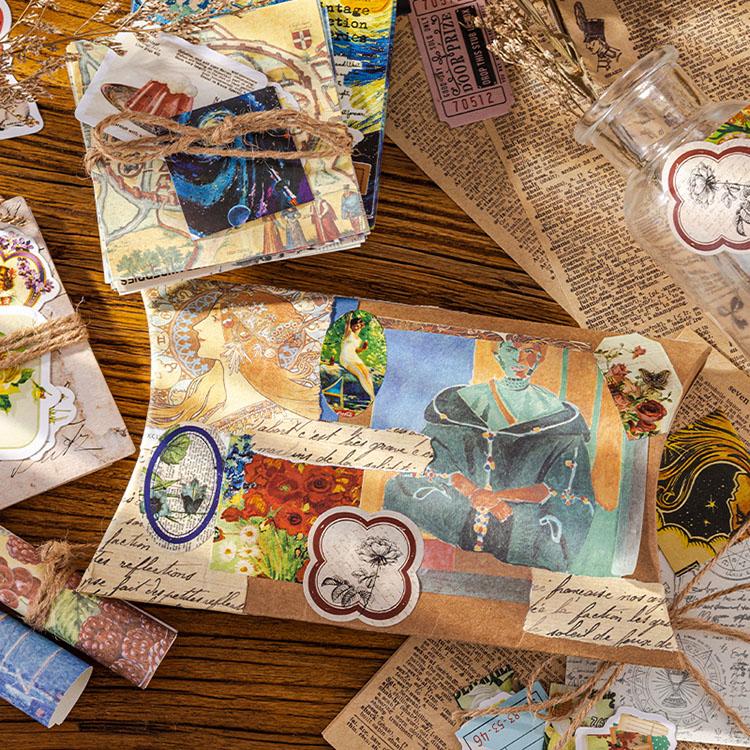 大容量 シール詰め合わせ セット 100点 3種素材 フレークシール シール