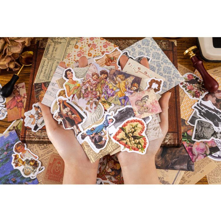 ♦️専用の出品♦️海外コラージュ素材紙 大量まとめ3☆新品未使用