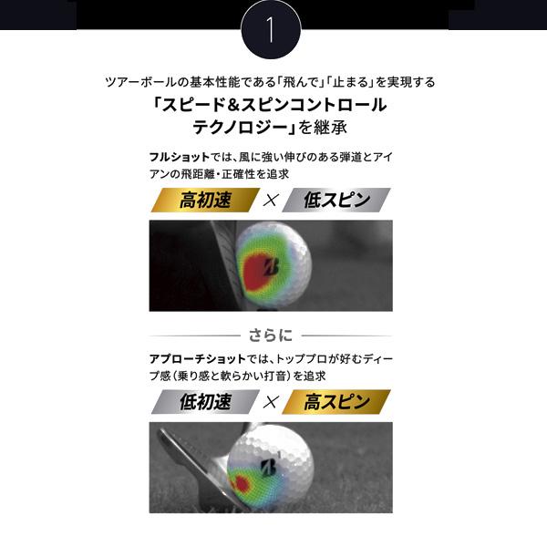 TOUR B ブリヂストン ゴルフボール ツアービー・エックス 【TIGER