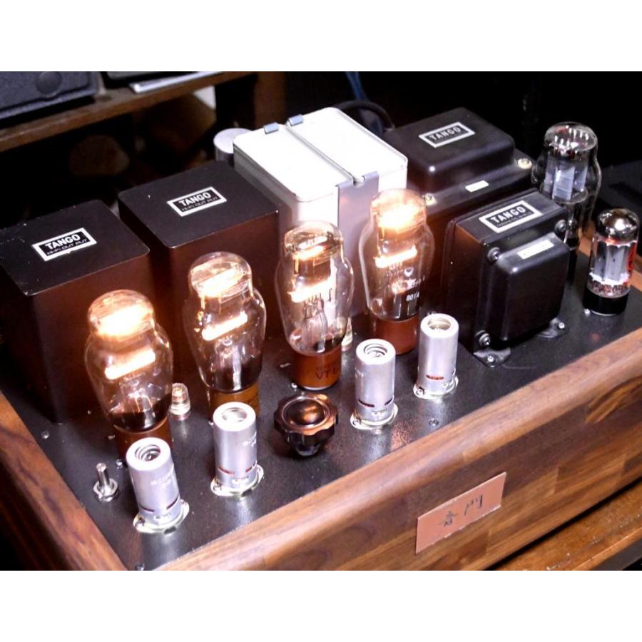 VT62 真空管 パラシングル（PSE）出力10W ワルナット木製のケース