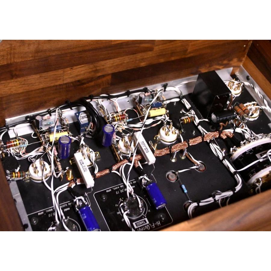 VT62 真空管 パラシングル（PSE）出力10W ワルナット木製のケース