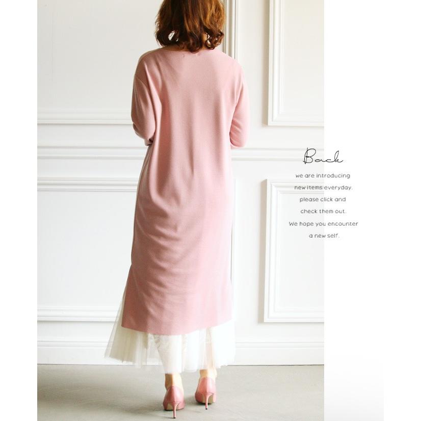 OTONA ワンピース ピンク ロング丈 一枚でコーデは完結 OTONA 40代 50