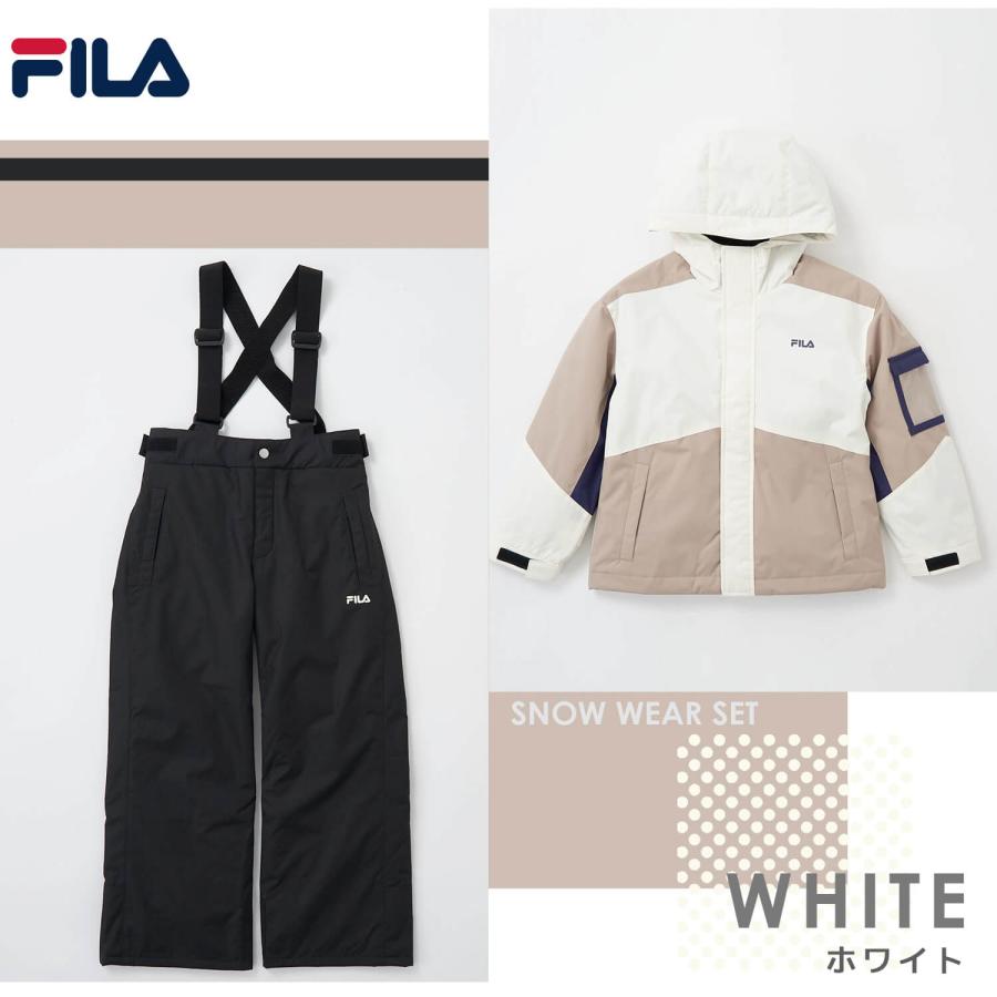 FILA（フィラ） 特価 スキーウェア キッズ ジュニア スノボー ロゴ