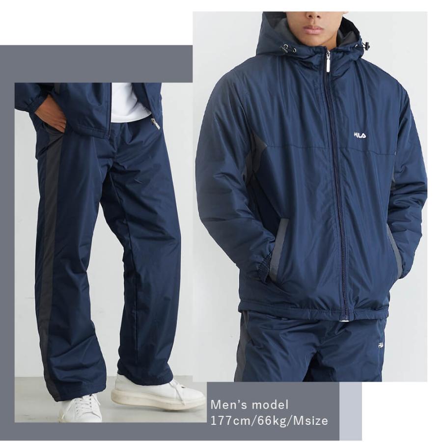 FILA（フィラ） 特価 P5倍 ウインドブレーカー上下 裏フリース