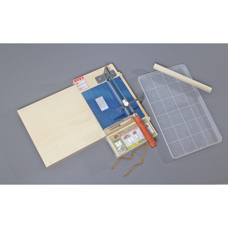 もち切りおまかせカッター 餅のしトレー付 もち切り機 ステンレス 餅