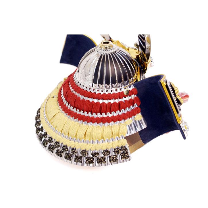 五月人形 コンパクト収納飾り シルバー兜 G1067 おしゃれ : 久月・吉徳