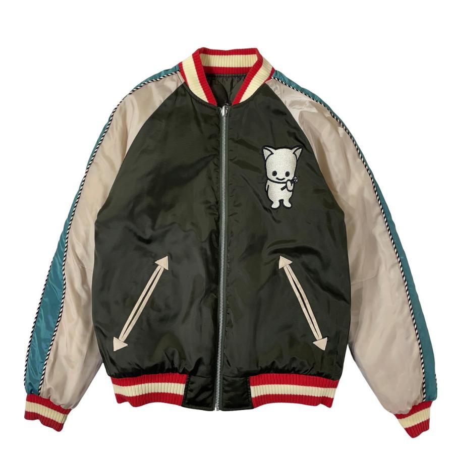 CUNE（キューン） ネコスカジャン リバーシブル キルティング