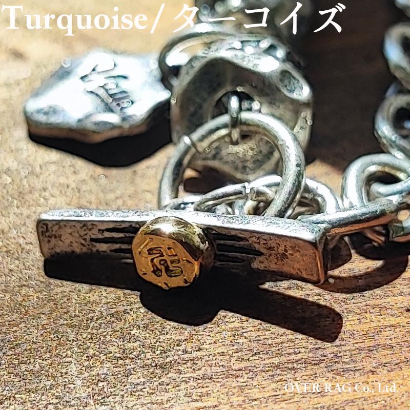 ビンテージデザインオールドパール/アメリカンターコイズブレスレット