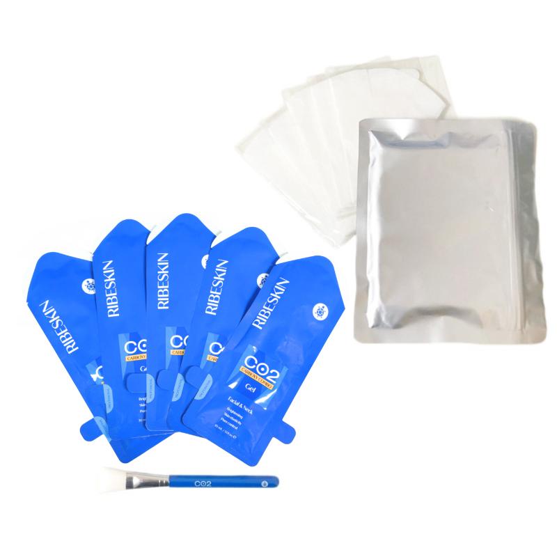 カーボキシー 炭酸パック 5回分 5枚入り Co2パウダー入りフェイス