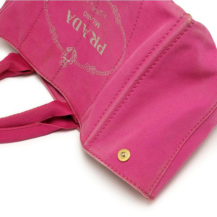 CANAPA プラダ カナパ デニム トートバッグ BN1877 ピンク PRADA