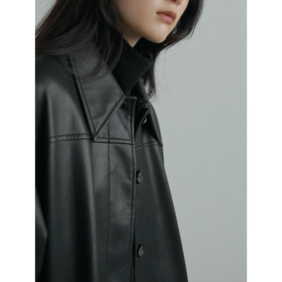 anuke（アンヌーク） 即日発送 Ecoleather Over Jacket 62520105