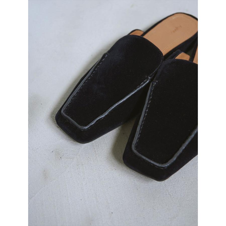 anuke（アンヌーク） 【SALE】アンヌーク 即日発送 Velour Slide Shoes