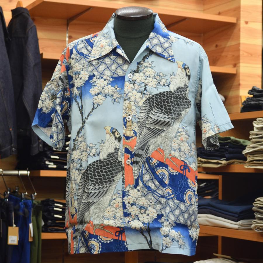 SUN SURF × 葛飾北斎 2024年 SS39327 桜花に鷹図 : メンズショップ