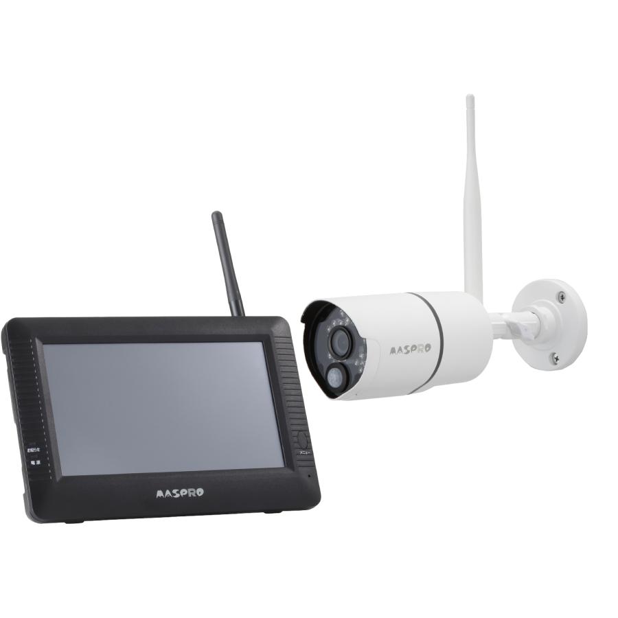 マスプロ（MASPRO） モニター(7インチ）&ワイヤレスカメラセット