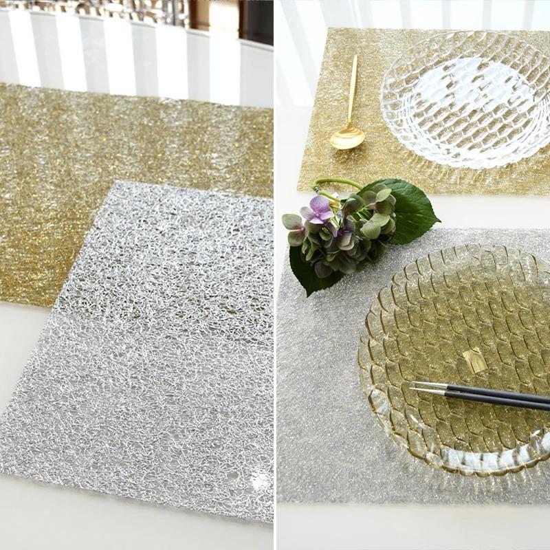 chilewich（チルウィッチ） テーブルランナー メタリックレース