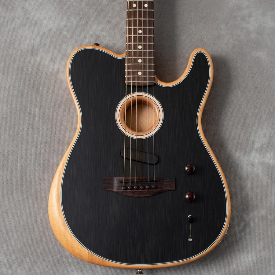 Fender/Acoustasonic Player Telecaster BRSH BK (Brushed Black)【お