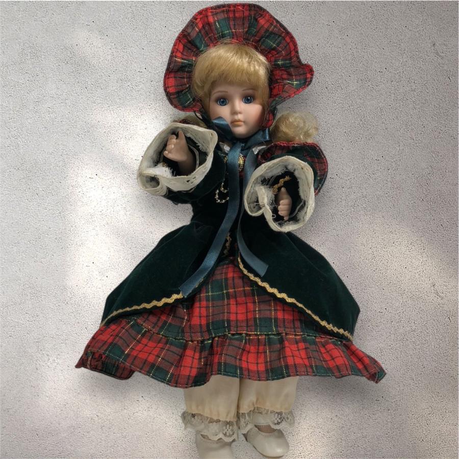 アンティークドール 動く 西洋風 オルゴール付き ビスクドール風