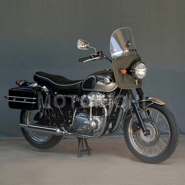 旭風防 【在庫あり】旭風防 NO.99-W650 ウインドシールド カワサキW650