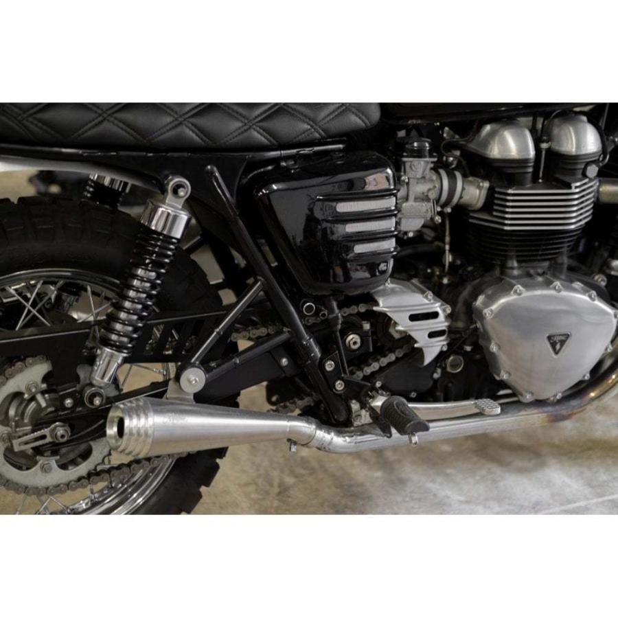 Motone 空冷 ボンネビル T100 Saturn V スリップオンマフラー