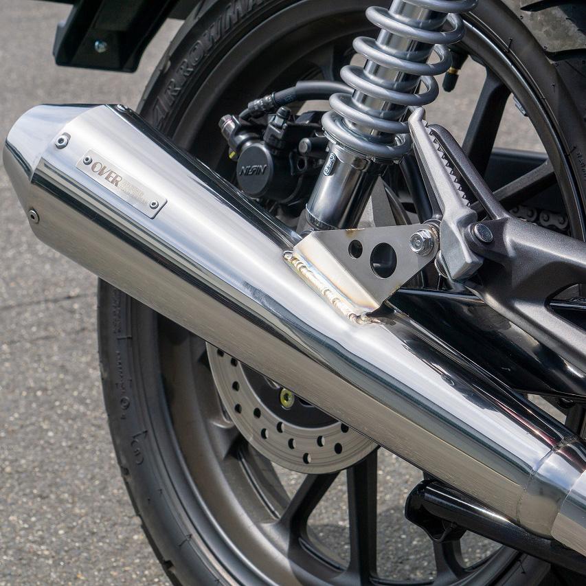 ホンダ GB350 SS メガホン スリップオンマフラー (JMCA) OVER Racing