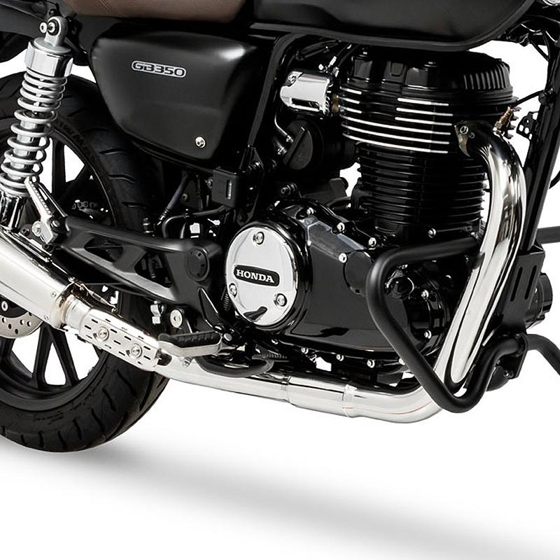 ホンダ GB350 BRS フロントエキゾーストパイプ シルバー MORIWAKI