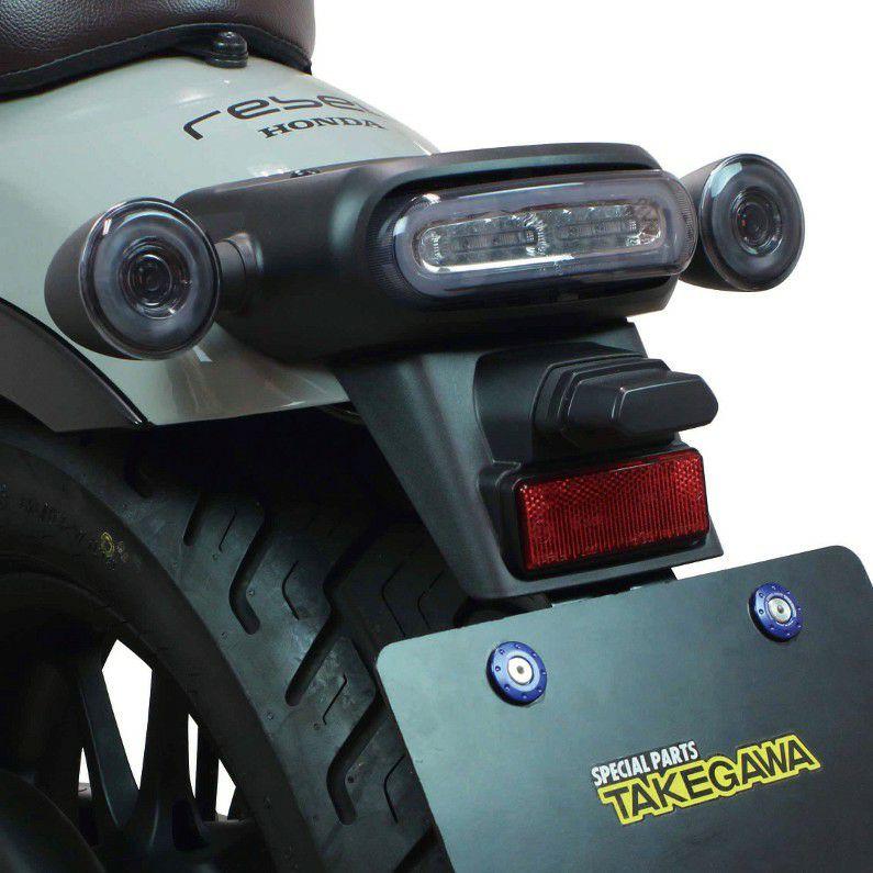 レブル CL250/500 GB350S LED テールランプキット スモークレンズ
