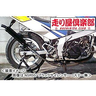 RSY 走り屋倶楽部 タイプ1 （シルバー）サイレント仕様 ステー付属