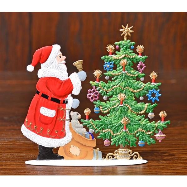 ドイツ錫(すず)飾り・サンタクロース クリスマスツリー プレゼント