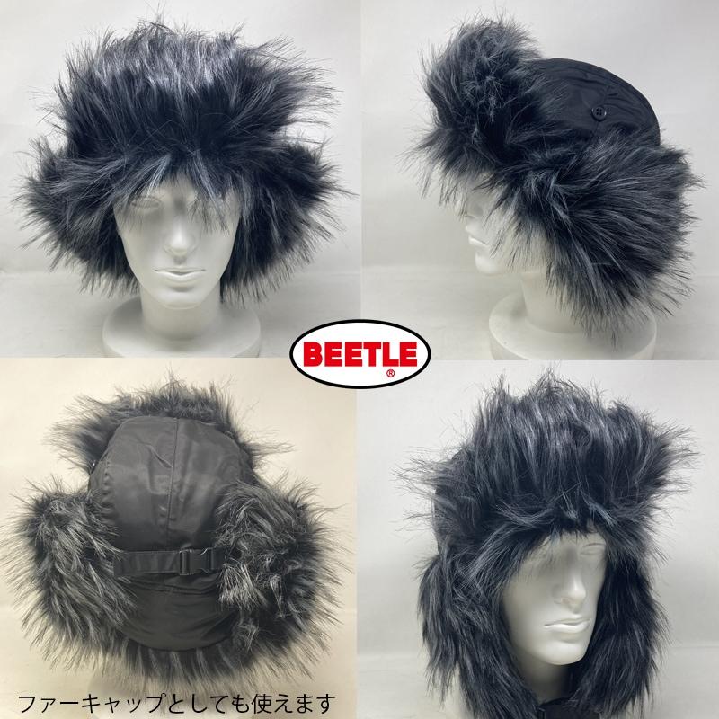 OCEAN BEETLE オーシャンビートル BEETLE Fur Flight Cap ビートル
