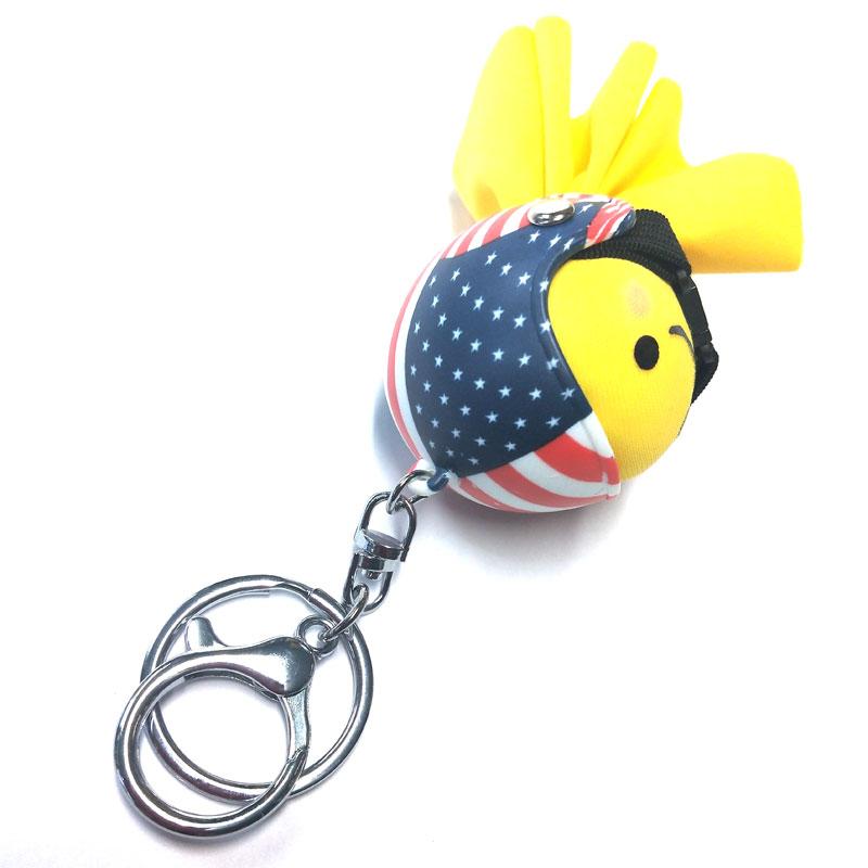 てるぼう＆ヘルメットキーホルダーセット『USA』 雨 梅雨 てるてる