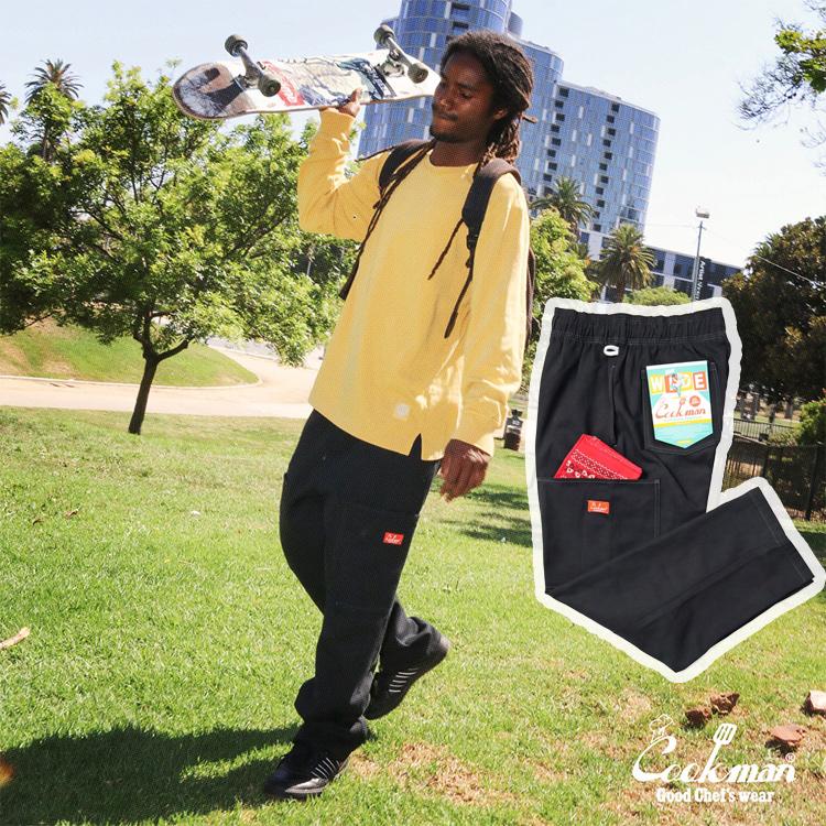 COOKMAN（クックマン） Chef Pants Semiwide Front Pocket Duck Canvas