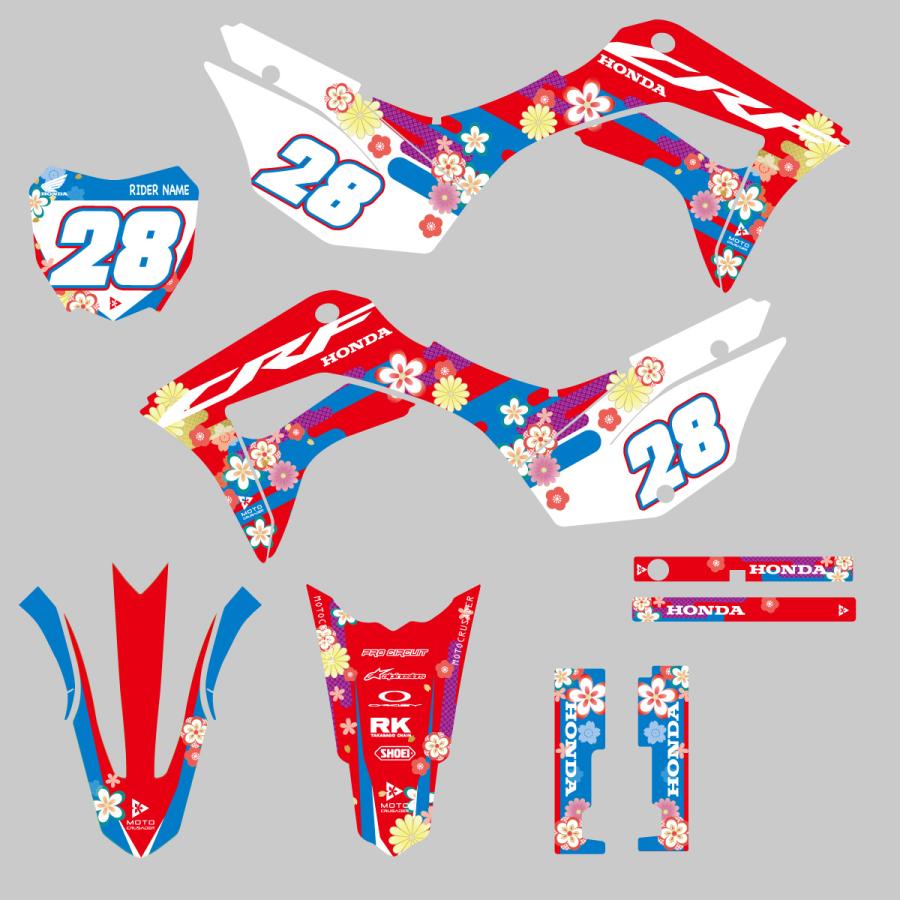グラフィックデカール フルキット セミオーダー CRF125F 2019 2020