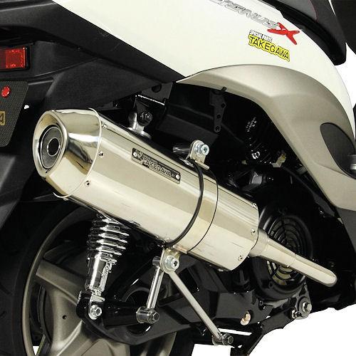 SP武川 タケガワ 04-02-0167 コーンオーバルマフラー シグナスX（FI車