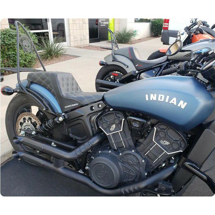 インディアン スカウトシリーズ マフラーチップ ブラック Dean Speed