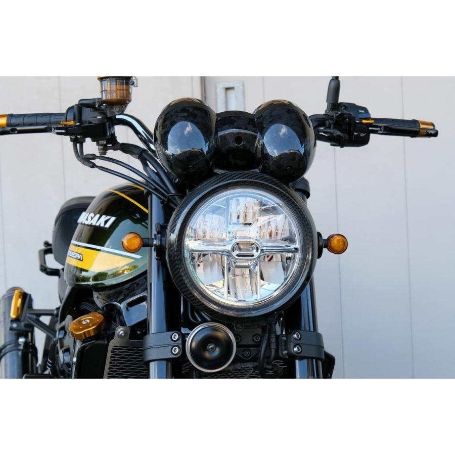 Z900RS ヘッドライトカバー ドライカーボン SPEEDRA : モトパーツ