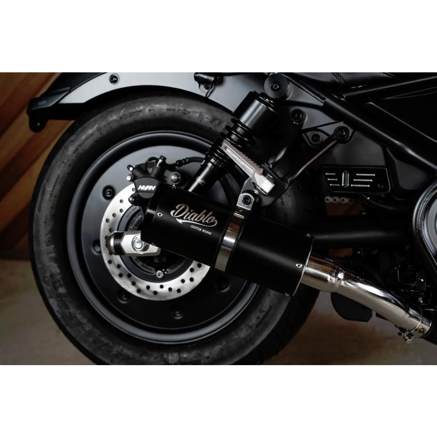 レブル250/300/500 スリップオンマフラー ディアブロカスタム K-SPEED