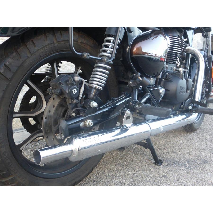 ロイヤルエンフィールド メテオ350 ステンレス スリップオンマフラー