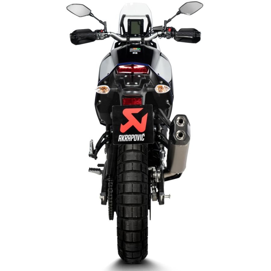テネレ700 (19-26) AKRAPOVIC スリップオンマフラー (JMCA認証) チタン