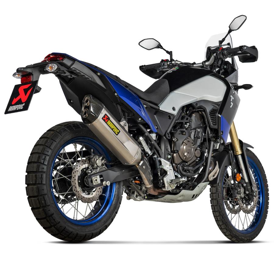 テネレ700 (19-26) AKRAPOVIC スリップオンマフラー (JMCA認証) チタン