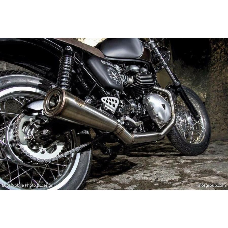 空冷ボンネビル T100/スラクストン900 フルエキゾーストマフラー 