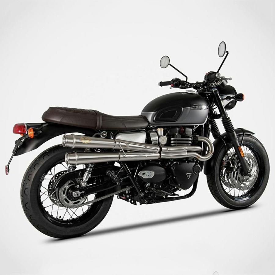 ボンネビル T100 T120 フルエキゾーストマフラー レース用 アップ