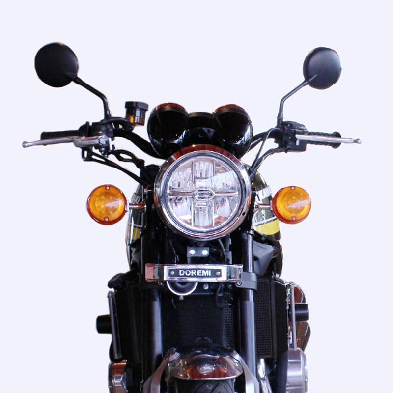 カワサキ Z900RS ヘッドライトアップステーキット(ブラック) DOREMI