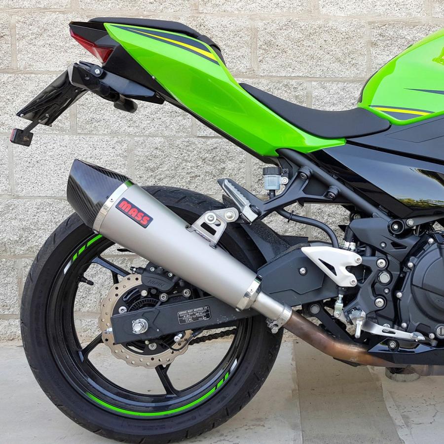 Ninja400(ニンジャ400) EVO チタン スリップオンマフラー カーボン