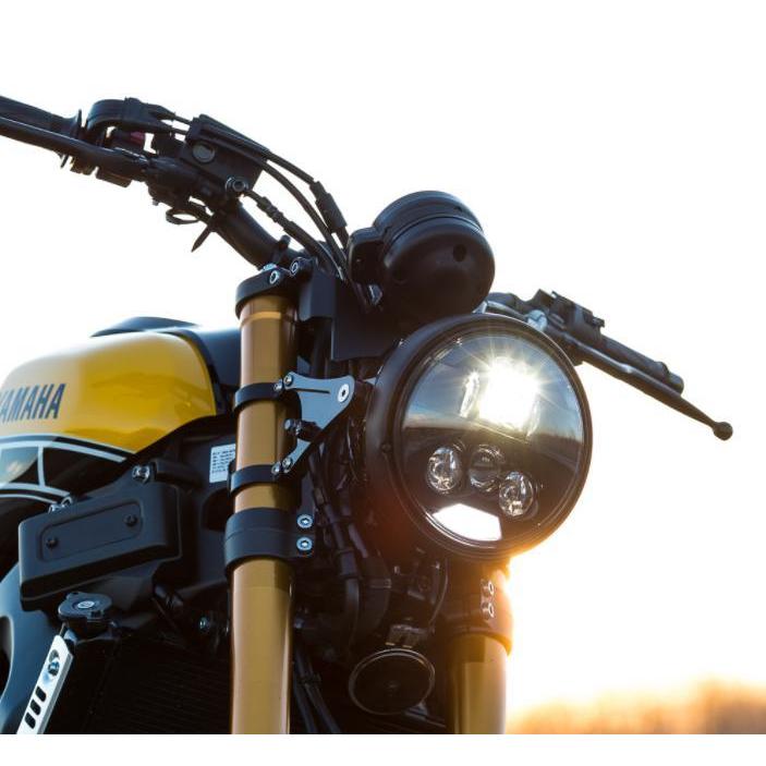 MOTODEMIC 7インチ EVOスタンダード LEDヘッドライト グラファイト