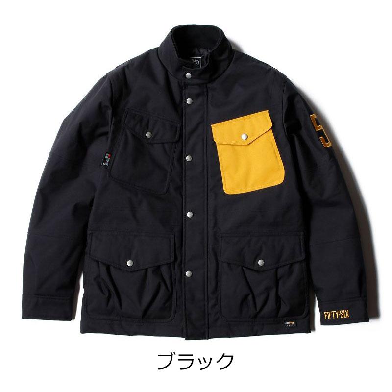 56デザイン ジャケット ウィンター サファリ バイク ウェア アウター