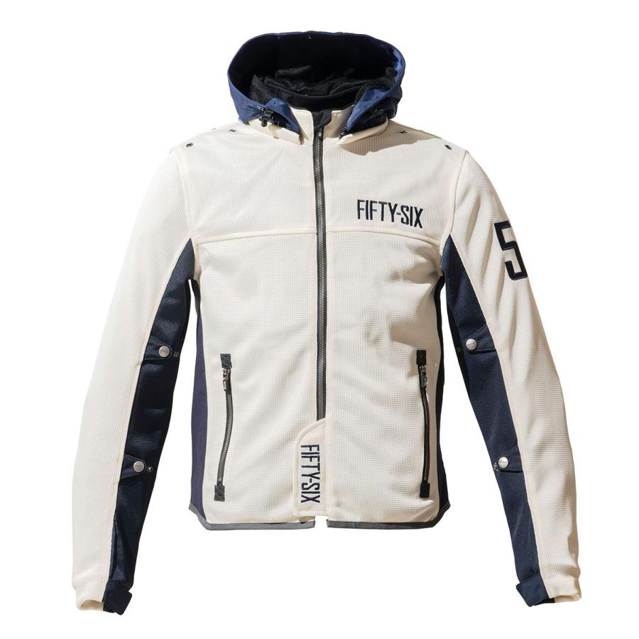 56デザイン メッシュジャケット カラー フーディー メッシュ